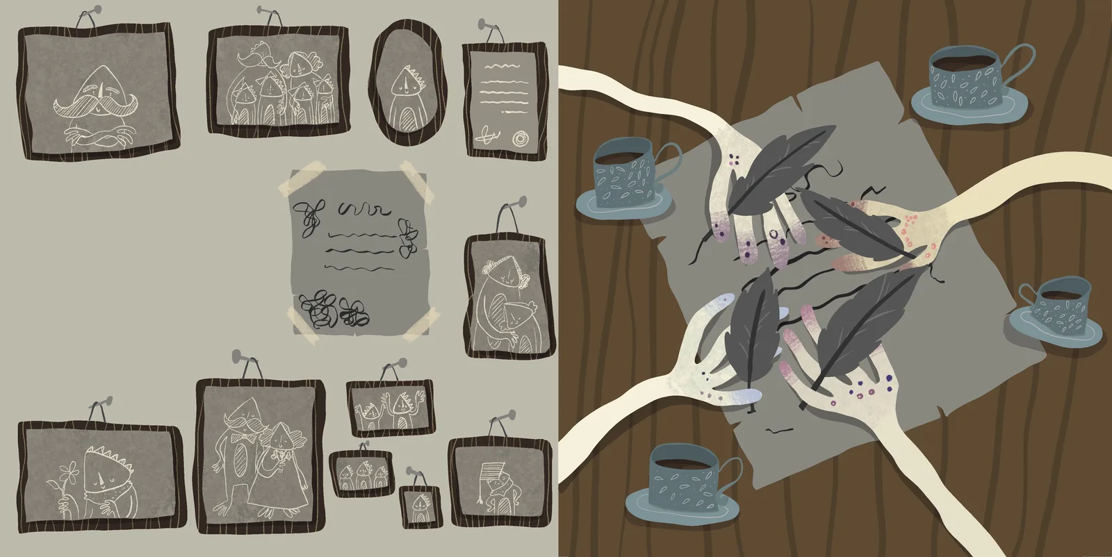 Spread 5 from A Lizard Called Badriyyah