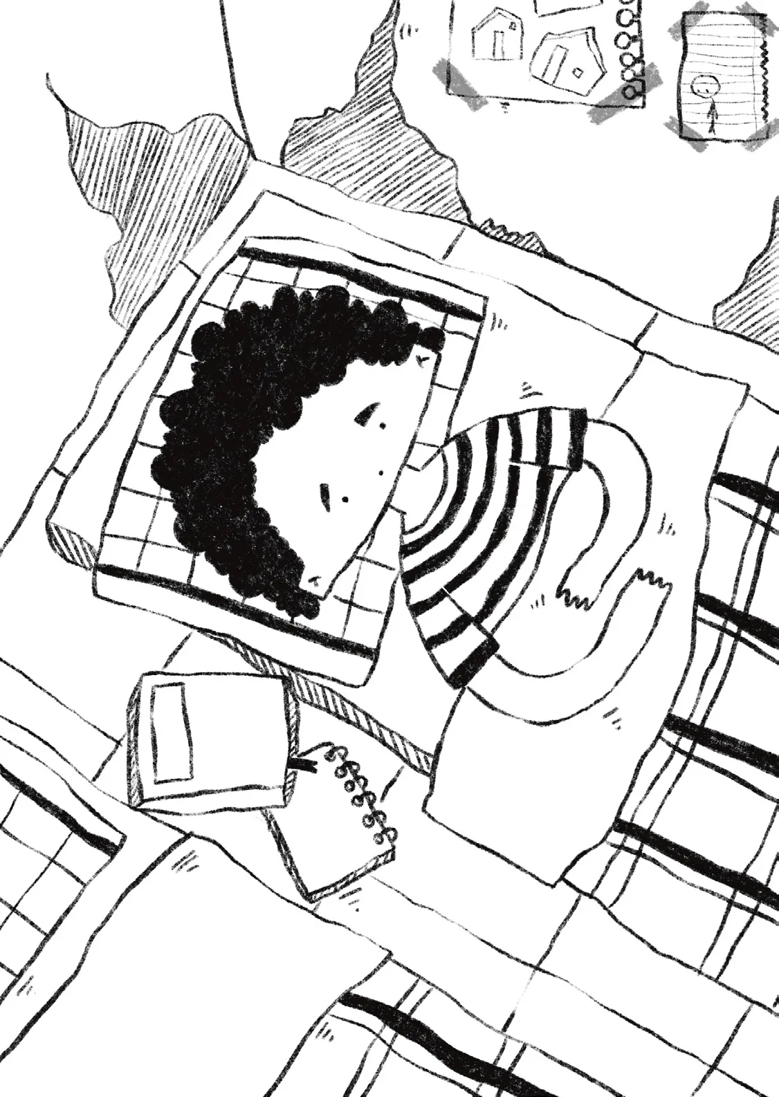 Chapter illustration 1 from Jaber's Cookies, a young-adult story set in wartime Syria