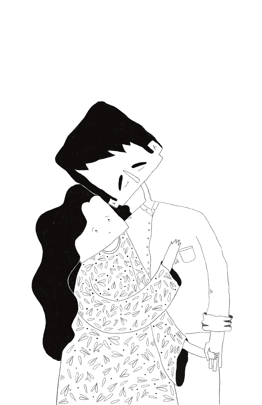 Black-and-white ink illustration 4 from Poetic Fragments