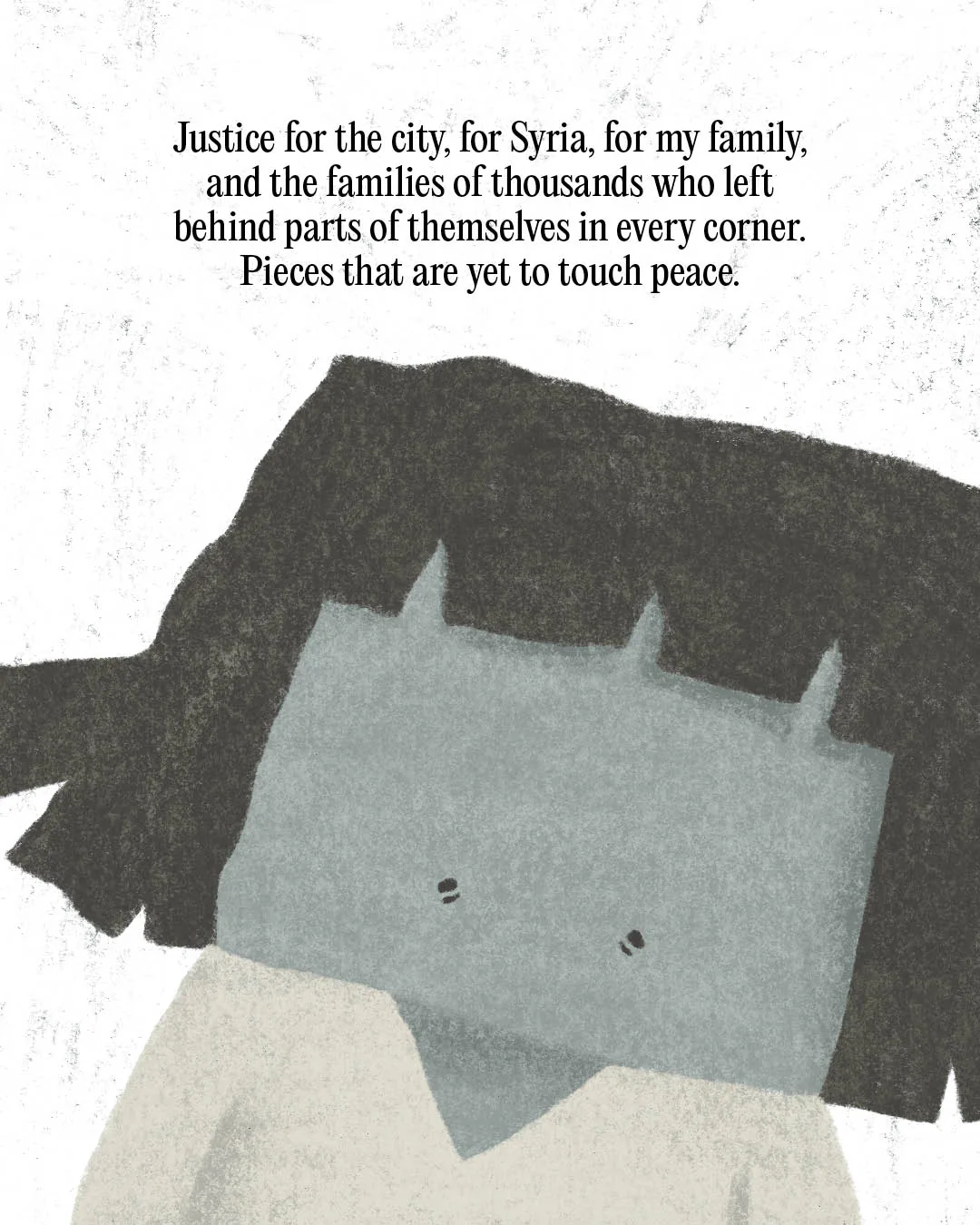 Panel 9 from While in Exile, part of the Syria Reimagined series